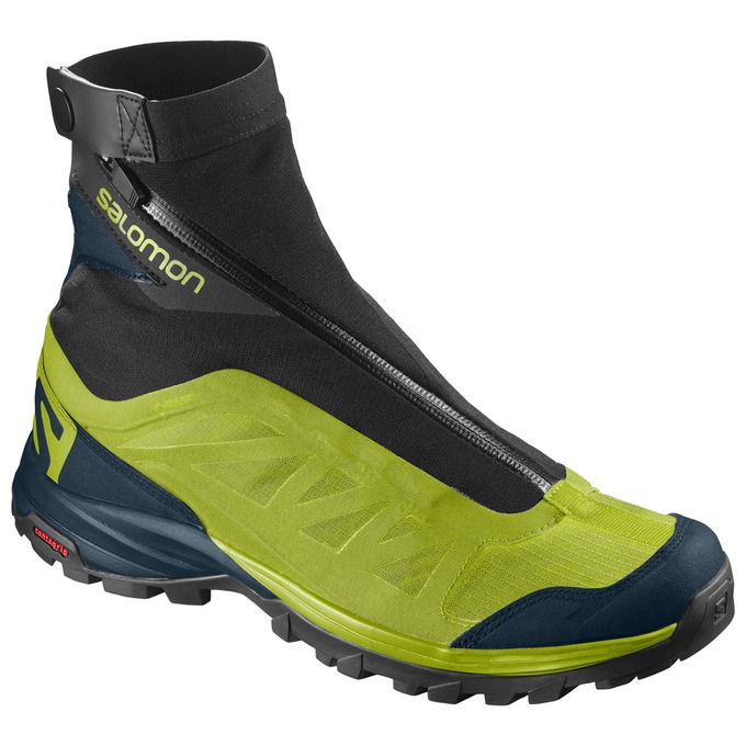 Chaussures De Randonnée Salomon Homme Vert Olive / Noir - Salomon OUTPATH PRO GTX® - France (3601-XE